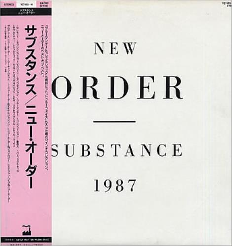 New Order Substance 1987 + Obi Japan Double Vinyl LP YZ-185